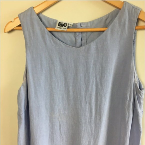 Johnny Was Item light Blue Sleeveless Maxi Dress - Picture 3 of 12